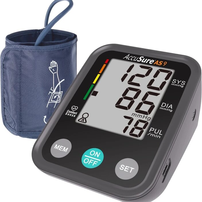 digital blood pressure machine, infrared thermometer, pulse oximeter combo pack