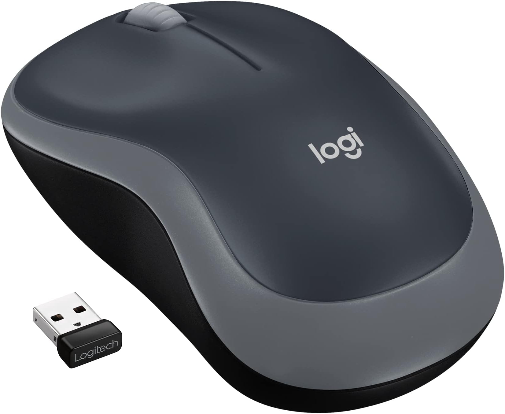 Logitech M220 SILENT Wireless Mouse, 2.4 GHz with USB Receiver, 1000 DPI Optical Tracking, 18-Month Battery, Ambidextrous, Compatible with PC, Mac, Laptop