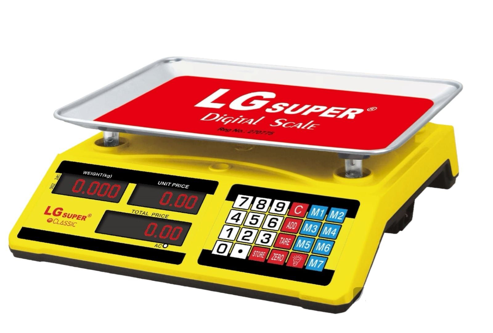 LG Digital Weighing Scale 40Kg/1G - Weight Machine